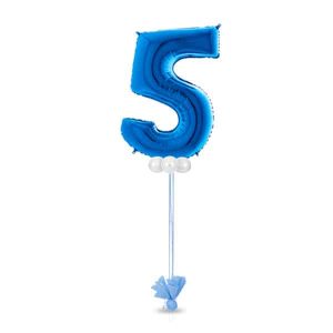Palloncino Numero a Elio da 1 metro con Pesino