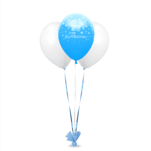 Ciuffo di Palloncini in Lattice da Terra Battesimo